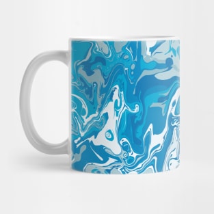 Splash Pool Marble - Digital Paint Spill Mug